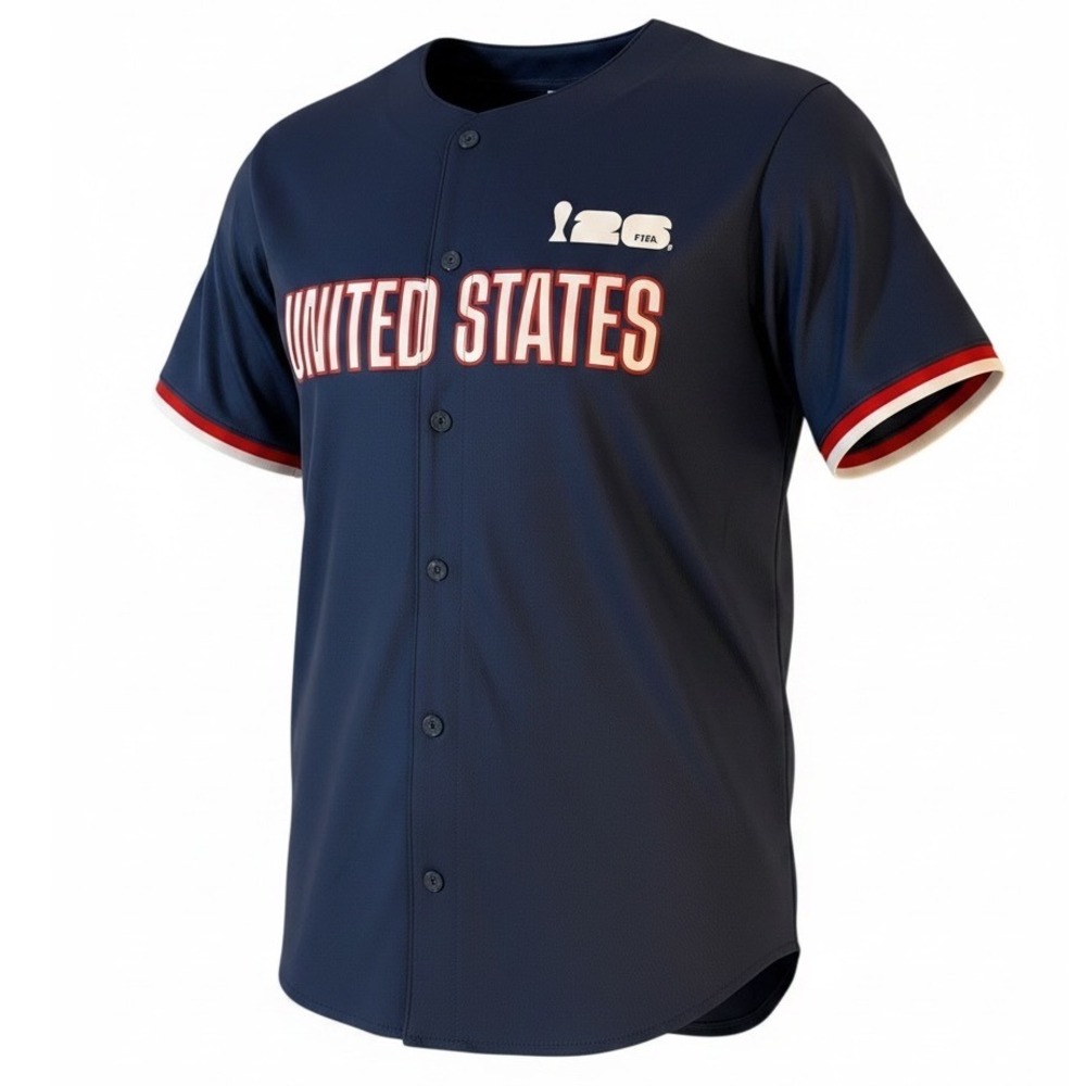 FIFA World Cup 2026 United States Baseball Jersey Large NWT Official Licensed